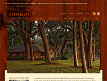 Tablet Screenshot of cabinbluff.com